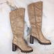 6. M. Daszyński Stiefel mit Blockabsatz W SAN29B SA218-4