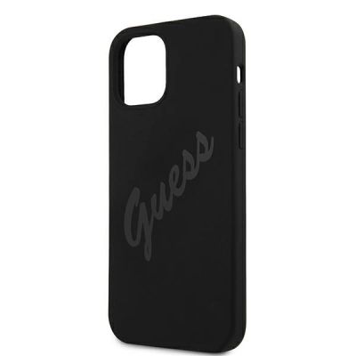 6. Guess GUHCP12LLSVSBK iPhone 12 Pro Max 6,7" schwarz/schwarz Hardcase Script Vintage