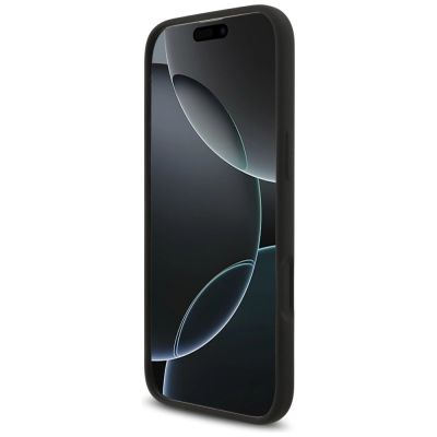 5. Guess Silikonhülle „Big 4G Script“ für iPhone Air – Schwarz