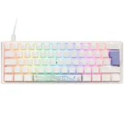 11. Ducky One 3 Mini Gaming-Tastatur, reinweiß, USB, Deutsch, Weiß