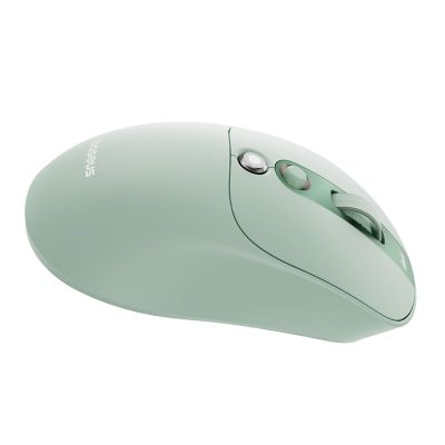 6. Baseus Editor Kabellose Computermaus mit 800-mAh-Akku und Akkuanzeige – Grün