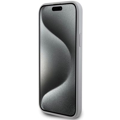 5. Guess GUHCP15MPS4DGPS iPhone 15 Plus 6,7" Silber/Silber Hardcase Strass Metall Logo