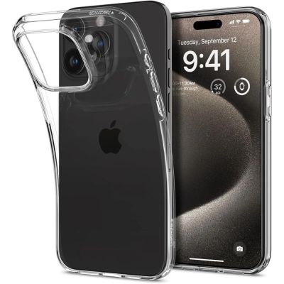 Spigen Liquid Crystal Hülle für iPhone 15 Pro Max – transparent