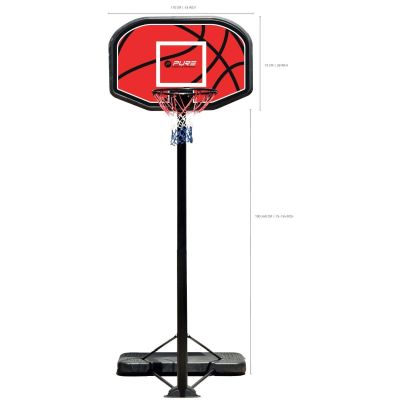 14. PURE 2 IMPROVE VERSTELLBARES BASKETBALLSET 1,90-3,04M