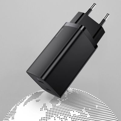 12. Baseus GaN2 Lite Fast 65W USB / USB Type C Quick Charge 3.0 Power Delivery (Galliumnitrid) Schwarz (CCGAN2L-B01)