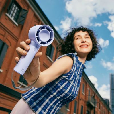 4. Jisulife Handventilator 10 4000mAh Tragbarer USB-Ventilator - Blau