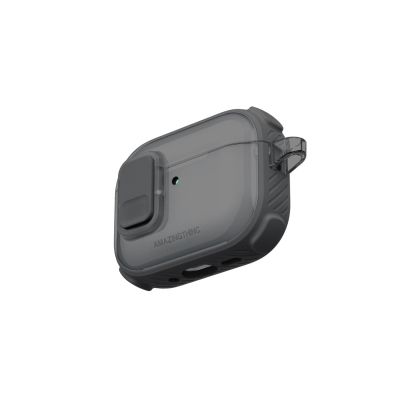 12. AmazingThing Titan Pro Mag Hülle, transparent, für AirPods Pro 3 - Schwarz