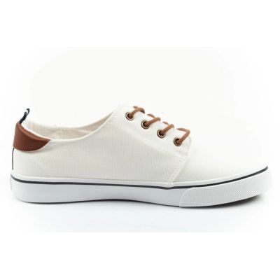 4. Lee Cooper Herren-Sportschuhe, modische weiße Sneaker, bequem