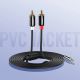 16. Ugreen AV116 10583 Audio-Miniklinkenkabel 3,5 mm (männlich) / 2RCA (männlich) 1,5 m – schwarz