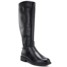 Damen-Lederstiefel, schwarz, Potocki JE19500