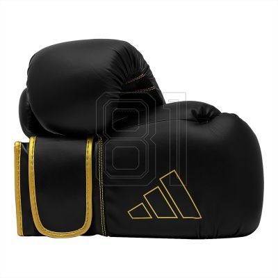 33. adidas HYBRID 80 ADIH80 boxing gloves black gold