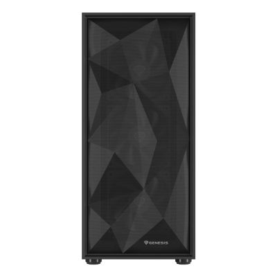 10. NATEC GENESIS DIAXID 605F MIDI-TOWER USB-C SPIELECATH MIT FENSTER SCHWARZ