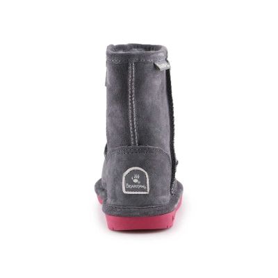 11. BearPaw Emma Kleinkind Zipper Jr 608TZ-903 Charcoal Pomberry Winterstiefel