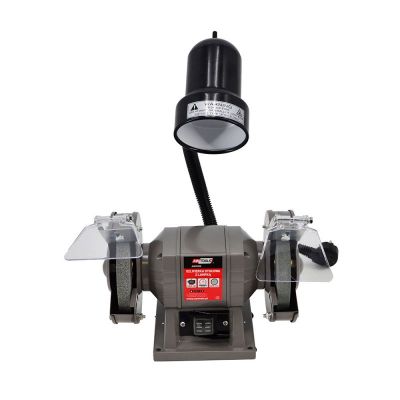 AWTOOLS Tischschleifmaschine 150 mm / 300 W mit Lampe