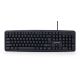 GEMBIRD KB-U-103 Tastatur (USB 2.0; (US); schwarz)