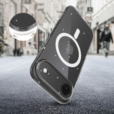 5. Tech-Protect FlexAir MagSafe Case für iPhone 17 Air – Klarer Glitzer