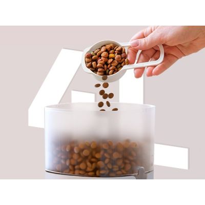 7. Imou PF1 4L Hunde- oder Katzenfutter-/Wasserspender aus Edelstahl, weiß, automatischer Haustierfutterspender