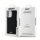 8. DKNY Flüssigsilikon-Hülle mit kleinem Metalllogo und MagSafe-Funktion für iPhone 14 Pro Max – Schwarz