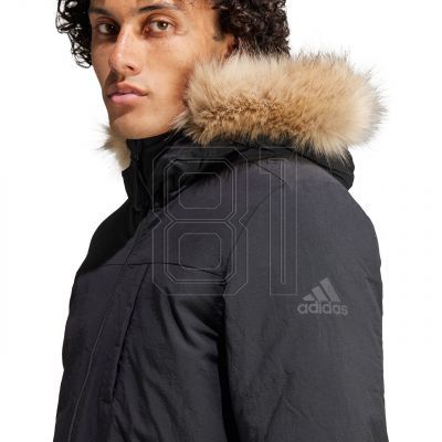 6. Adidas Parka Hooded Fur M IK0553 Jacke