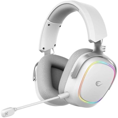 Rampage RETSU Kopfhörer, kabellos, On-Ear, Bluetooth 2,4 GHz, RGB, Weiß
