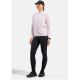 7. Damen-Sweatshirt mit Stehkragen Odlo ZEROWEIGHT WARM Mid Layer 1/2 Zip, rosa