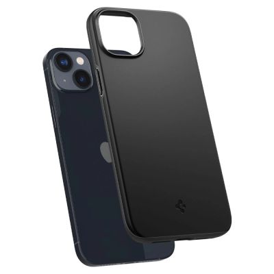 8. Spigen Thin Fit Hülle für iPhone 14 Plus – Schwarz