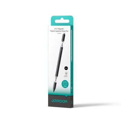 4. Joyroom JR-BP561 3-in-1 Passiver Magnetischer Kapazitiver Stift - Schwarz