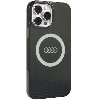 6. Audi IML Big Logo MagSafe Hülle für iPhone 13 Pro Max – schwarz