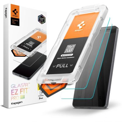 Spigen Glas.Tr Ez Fit Pro HD Panzerglas 2er-Pack für Samsung Galaxy S26 Ultra