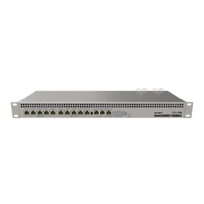 5. Mikrotik RB1100AHx4 Dude Edition Router (RB1100Dx4) – Anzahl Ethernet-Ports: 13; Architektur: ARM 32-Bit; CPU-Kerne: 4