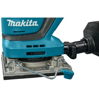 5. Makita DBO484Z Tragbarer Schleifer Exzenterschleifer 14000 OPM Schwarz, Blau