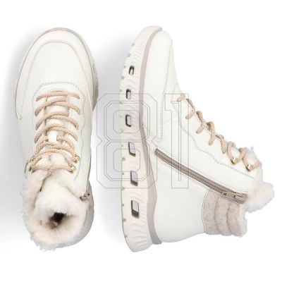13. Rieker W RKR720 isolierte Sportstiefel, weiß