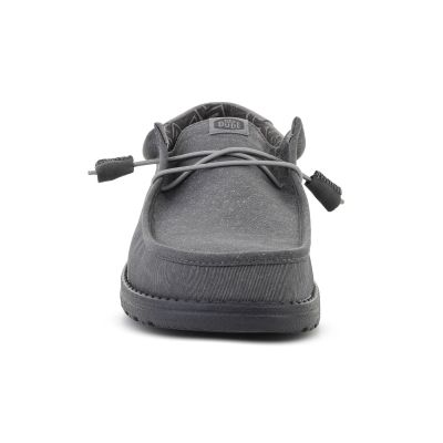 2. HEYDUDE WALLY STRETCH CANVAS BLOCK GRANIT GRAU/MULTI 44353-1VT