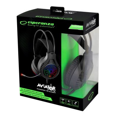 4. ESPERANZA ESPERANZA KOPFHÖRER MIT MIKROFON FÜR GAMERS AVIATOR EGH5000
