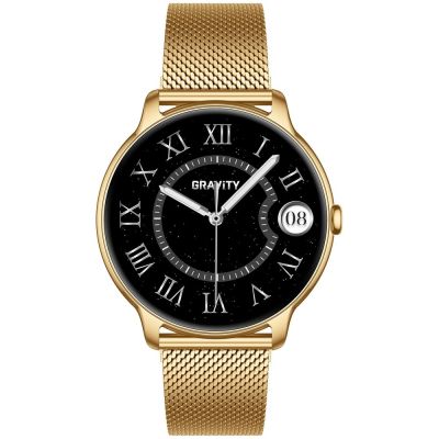 6. Smartwatch Gravity Gold Strap + Bracelet GT31-1