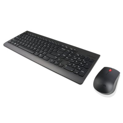 Lenovo | Kabelloses Tastatur- und Maus-Set | 510 | Schwarz | Tastatur- und Maus-Set | 2,4-GHz-Funkverbindung über Nano-USB | Batterien enthalten | Englisch | Schwarz
