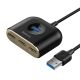 2. HUB Baseus Square USB-A auf 1x USB-A 3.2 Gen 1 / 3x USB 2.0 mit 1m Kabel - schwarz