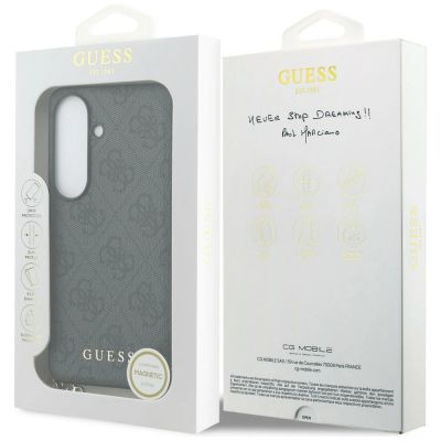 7. Guess 4G Classic Logo Charm MagSafe Hülle für Samsung Galaxy S26 - Schwarz