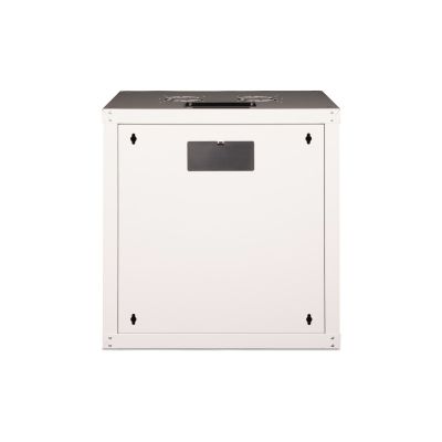 7. Digitus Unique 19" 12U 600x450 Wand-Netzwerkschrank, Glastür, grau, ungeteilt, montiert, 100 kg