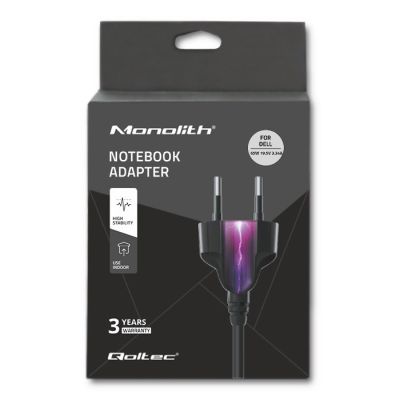 9. Qoltec 51519.65W Netzteil für DELL Notebooks (19,5 V; 3,34 A; 65 W; 7,4 mm x 5 mm)