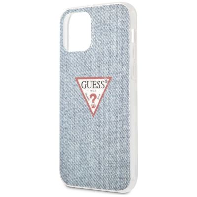 6. Guess GUHCP12LPCUJULLB iPhone 12 Pro Max 6.7" Blau/Hellblau Hardcase Jeans Collection