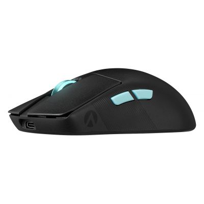 7. ASUS ROG Harpe Ace Aim Lab Edition Gaming-Maus, beidhändig, RF Wireless + Bluetooth + USB Typ-A, optisch, 36000 DPI