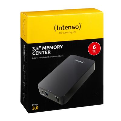 3. Intenso Memory Center externe Festplatte 6 TB Schwarz