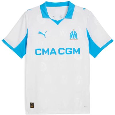 2. Herren Puma Olympique Marseille Heimtrikot Replica weiß 779801 01