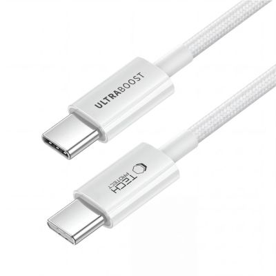 3. Kabel Tech-Protect Ultraboost Lite USB-C / USB-C 60W / 3A 50 cm - weiß