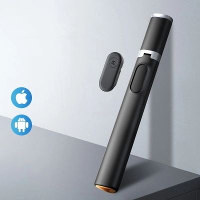 5. Tech-Protect L08S Bluetooth-Selfie-Stick mit Fernbedienung, Stativ bis 141 cm – Schwarz