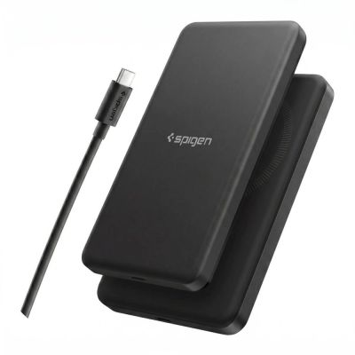 Spigen Essential EA2205MQ 5000 mAh 22,5 W QI2 Powerbank – Schwarz