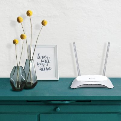 6. TP-Link TL-MR3420 WLAN-Router Fast Ethernet Single Frequency (2,4 GHz) Schwarz, Weiß