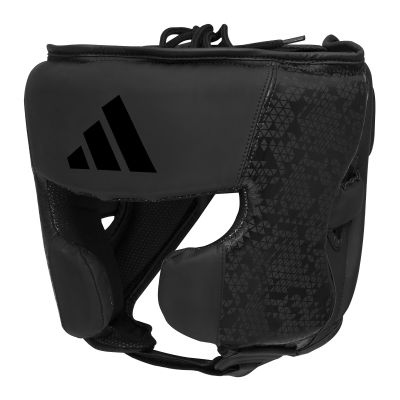 20. Adidas COMBAT 50 HG Boxkopfschutz Schwarz Oliv