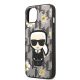 6. Karl Lagerfeld KLHCP13MPMNFIK1 iPhone 13 6.1" grau/grau Flower Ikonik Karl